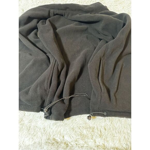 Men sleeveless black waterproof full zip pullover vest L - Picture 5 of 5